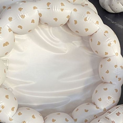 Blütenblattförmiges, tragbares, faltbares Becken aus PVC, aufblasbares blumenförmiges Becken für Babys, für den Innen- und Außenbereich, Typ 2. (1/5)