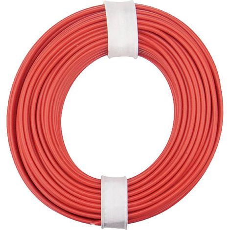 150-010 Fil de câblage 1 x 0.50 mm² rouge 10 m S635662