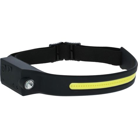 Kerbl LED-Stirnlampe HeadFire 280 Sensor, Kopflampe mit Bewegungssensor