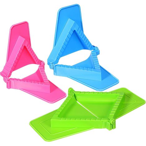 3 Pieces Plastic Dumpling Mould Square Press for Dumplings Kitchen Tool for Gyoza Samoussa and Wonton (1/5)
