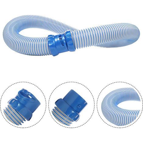 1 Meter drehbares Schlauch-Ersatzset kompatibel mit Zodiac X7 T3, T5, Mx6 und Mx8 Poolsystemen (Ref. R0527700), bestehend aus 3 Teilen. (1/5)