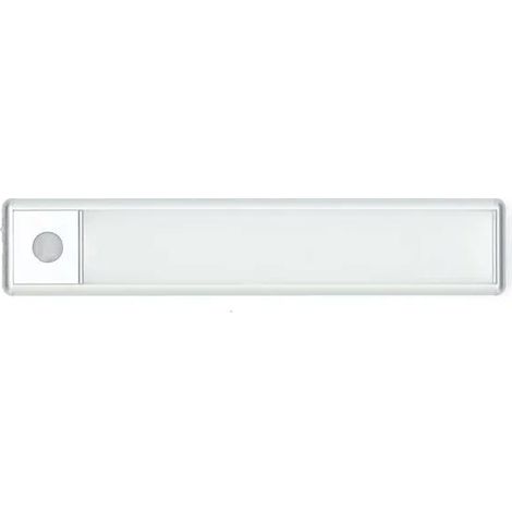 Nedis LCRM01WT Lámpara LED de armario recargable plateada