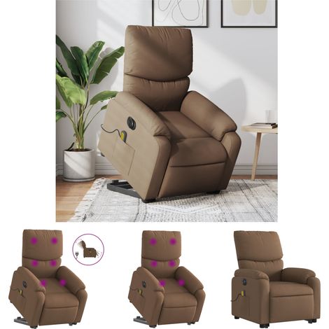 Maison Exclusive - Elektrischer Massagesessel mit Aufstehhilfe Br (1/5)