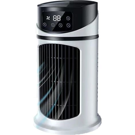 CCYKXA Multifunktionaler Tischventilator, Verdunstungsluftkühler, tragbare Klimaanlage, verstellbarer Lüfter (1/5)