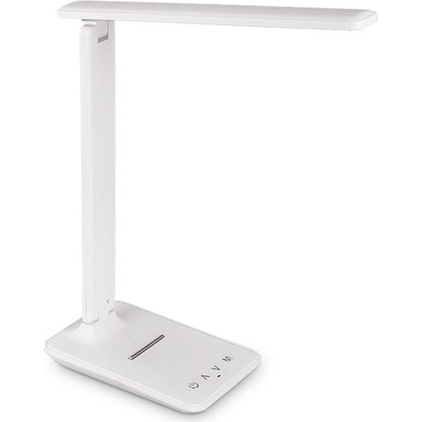 LED-Schreibtischlampe mit Augenschutz, faltbar, berührungsempfindlich, fünfstufig dimmbar, Farbtemperatur einstellbar