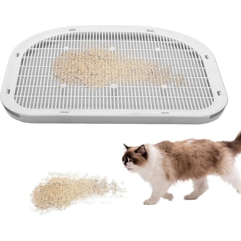 Litter box, litter mat, washable mat tray, portable, compact, multi-functional (1/5)