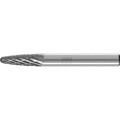 PFERD TOOLS Hartmetall Frässtift Rundbogen RBF Ø 06x18mm Schaft-Ø 6mm Z3P HICOAT universal (1/3)