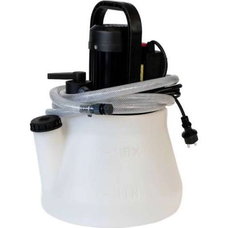 HyWerk Entkalkungspumpe für Säurelösungen 15l Tank Entkalkung Pumpe z.B. für Wärmetauscher