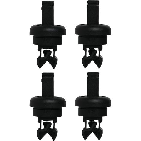 4 Pièces Clips de Fixation pour Étagère Arrière, Clips de Fixation Compatible avec Clio Megane Qashqai Scenic Nissan, Clips de Fixation de Cintre