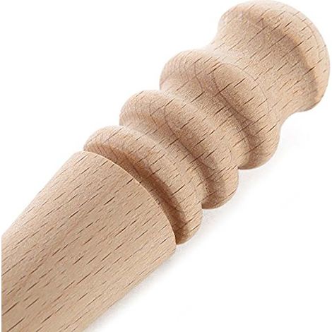 Baguette de polissage pour bords de cuir, outil de fraisage pour cuir, bâtonnet rond en bois, outils pour cuir (1/5)