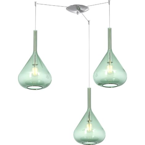 Lampadario top light kona 1177 cr s3 s ve e27 led lampada soffitto moderna