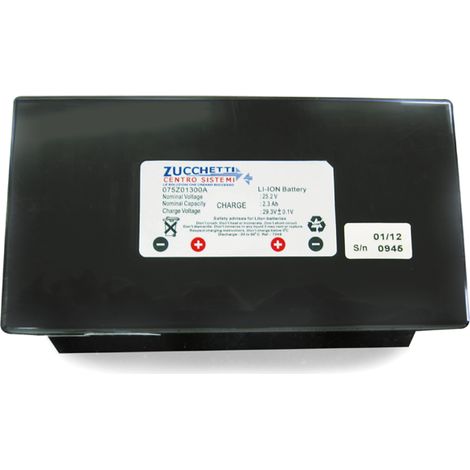 RIGENERAZIONE BATTERIA al LITIO 25,2V 3 Ah per ROBOT RASAERBA ZUCCHETTI 075Z01300A AMBROGIO