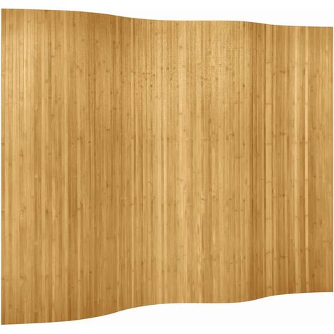 Paravent Cloison de séparation, Pour Jardin, Balcon, Terrasse Bambou naturel 250x165 cm OIB9748E (1/4)