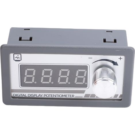 Potentiomètre numérique CC à affichage numérique, résistance variable programmable avec écran 4 chiffres pour variateur de vitesse, automate programmable, onduleur, impédance 100 kΩ (1/5)