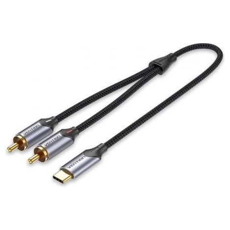 Kabel Audio Vention USB-C na 2RCA męski 1m