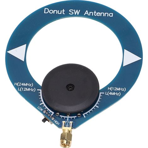 Donut SW Antenne Mini Loop Kurzwellenantenne Signalübertragungszubehör für FM-Radio (1/5)