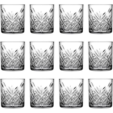 Whiskygläser, Whiskybecher - Timeless, 12er-Set, Stilvolle Gläser für Whisky & mehr, 205ml (1/3)