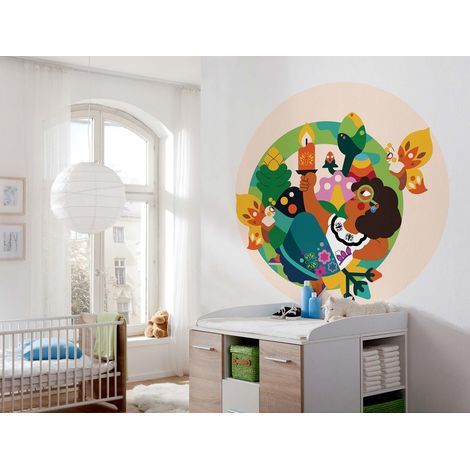 Komar Encanto Miracle Candle 125 x 125 cm, Stickers pour les murs DD1-079 (1/4)