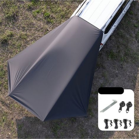 Abri de voiture portable pour SUV avec ventouses et piquets de sol, compatible avec les modèles de SUV (1/4)
