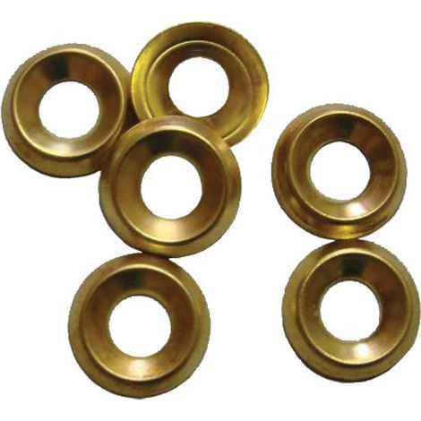 Cuvette de vis n°6 laiton pour vis de 5 à 5,5mm boîte de 100 GUITEL CVL006S00E