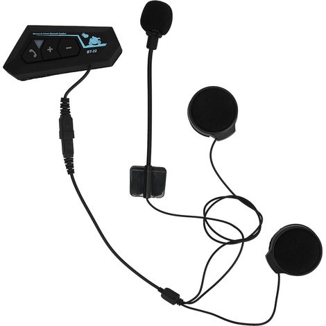 Écouteurs Bluetooth pour casque de moto BT22 avec réponse automatique aux appels et connexion intercom (1/5)