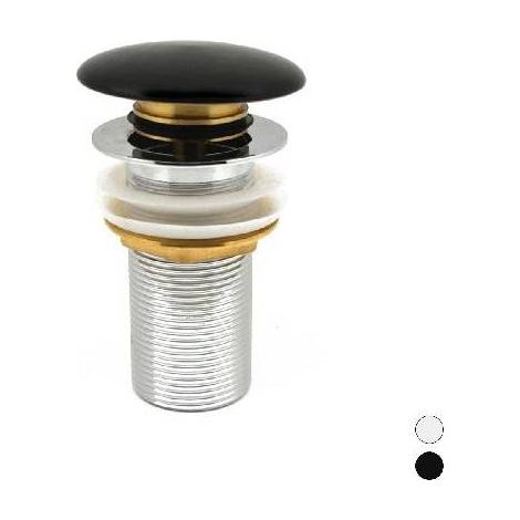 PILETTA CLICK-CLACK LAVABO "FANCY MATT" SENZA TROPPO PIENO Misura: Bianco Opaco