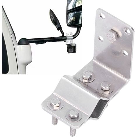 Irovami Support de caméra de recul universel en acier inoxydable pour camions et fourgonnettes (1/5)