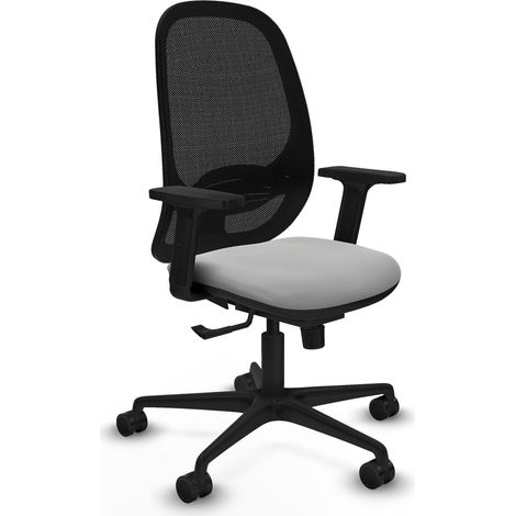 Silla de oficina piqueras y crespo Cilanco gris claro cuero sintético (1/2)