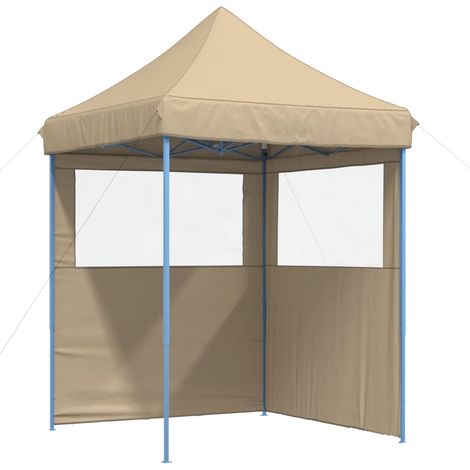Maison Exclusive - Partyzelt Faltbar Pop-Up mit 2 Seitenteilen Be