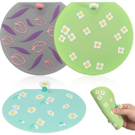 Piece Silicone Sink Draining Mat with Drainage Design and