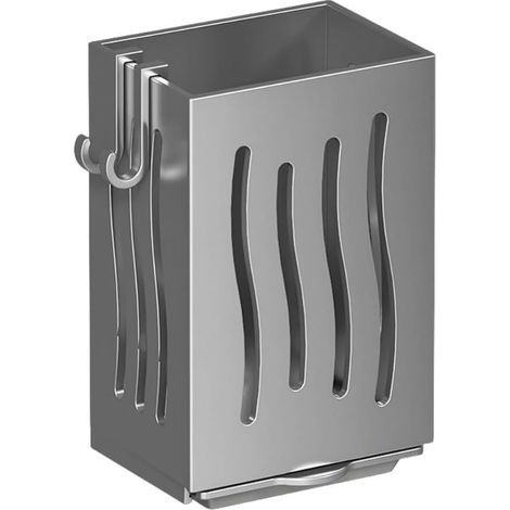 Scolapiatti da parete con vaschetta di raccolta (grigio) (1/5)