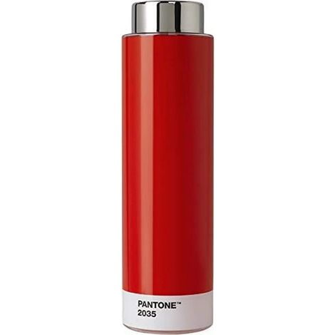 Copenhagen design Pantone Drinking Bottiglia d'Acqua, 500 ml, Rosso (Red 2035), One Size (1/3)