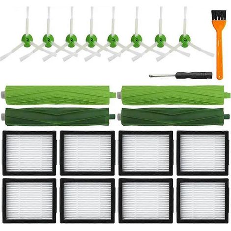 Filtre à brosse latérale principale pour aspirateurs I3, I3+, I4, I6, I6+, I7, I7+, I8, I8+, J7, J8/Plus, E5, E6, E7, I, E et J - Pièces détachées (1/5)
