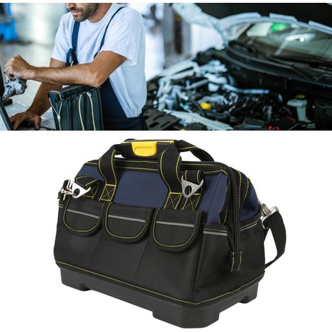 Multifunktionale 17/19-Zoll-Werkzeugtasche für die Kfz-Reparatur, mit großer Öffnung, robustem Gummiboden und Schultergurt (19 Zoll). (1/5)