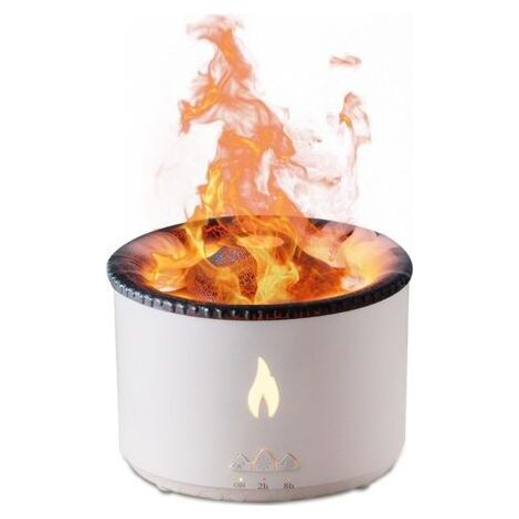 Volcano Flame Aroma Diffuser Humidifier: 360ml Large Capacity Ultrasonic Essential Oil Fragrance Diffuser Bedroom Home Office (1/5)