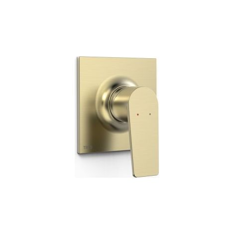 Pièce apparente pour boîtier encastré 1 voie Rapid‑box Project Cava doré - TRES 22127810CA