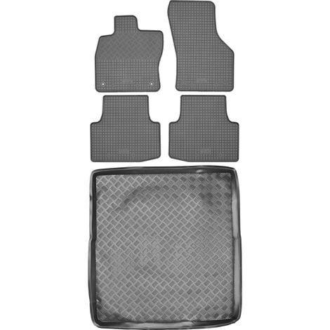 Set di tappetini in gomma per auto e tappetino per bagagliaio per Volkswagen Passat B8 Kombi dal 2014