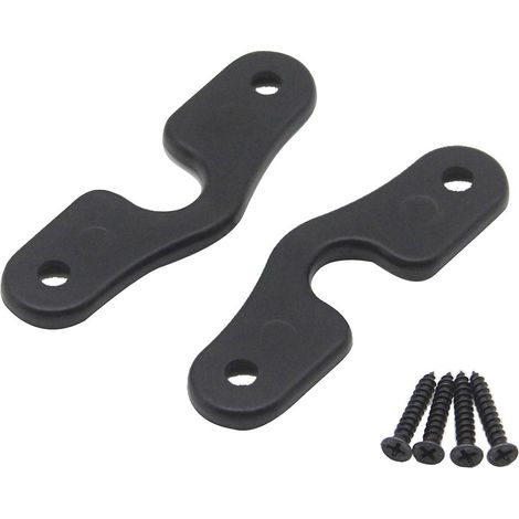 Reparaturset für Sonnenblenden aus Aluminiumlegierung, robuste Befestigungsclips für die Sonnenblende, 2-teilig, Ersatz für Jeep Wrangler