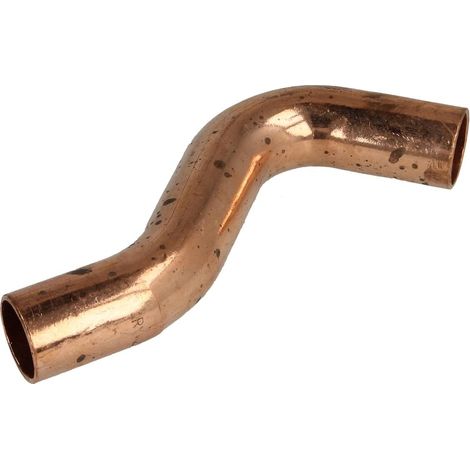 Raccord à sertir cuivre dos d'âne 15 mm M/M contour M