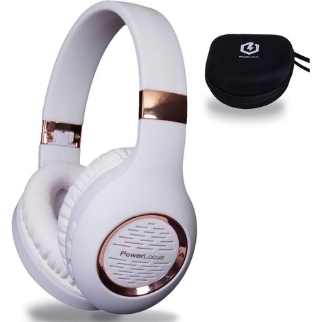 Casque Audio Bluetooth sans-Fil avec Microphone Intégré, Basses fréquences Stéréo Hi-FI, Confortable Cache-Oreilles pour Les Cours en Ligne, Téléphones Portables, Tablettes, PC,TV (1/5)