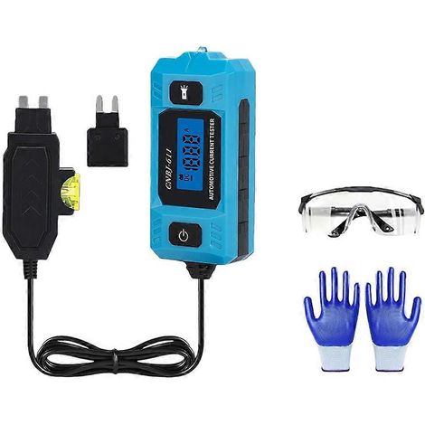 Testeur de défauts de circuit automobile, testeur de fusibles et relais 20 A 48 V avec affichage LED et interface frontale, détecteur de courts-circuits et de circuits ouverts (1/5)