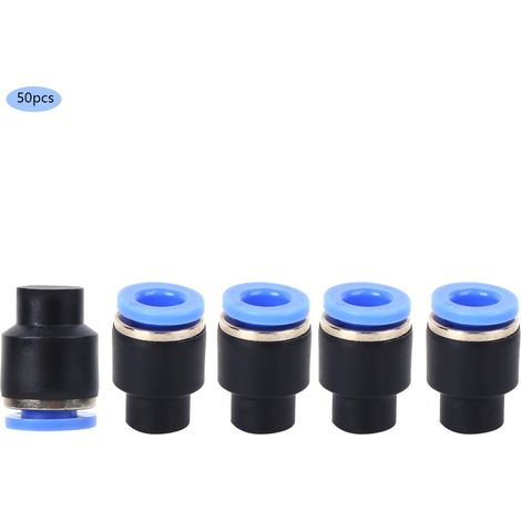50 bouchons pour tubes pneumatiques en plastique et laiton avec bague de connexion rapide (PPF, ovale) pour applications hôtelières (1/5)