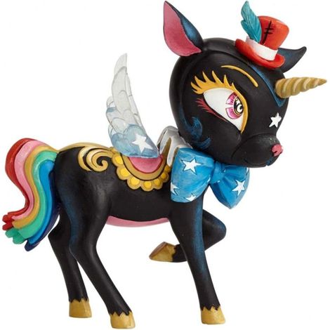 Statuette licorne noire par Miss Mindy (1/3)
