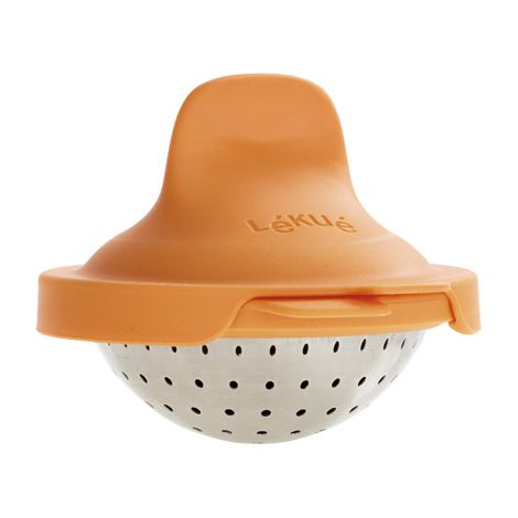 Aparato de cocina lekue egg poacher acero silicona 7x10 cm