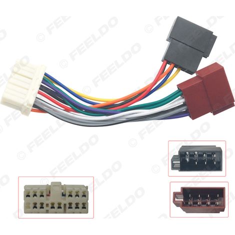 Compatible with Subaru (from 1992) and Renault (from 2014): dedicated ISO cable for audio-video and power supply modification. (1/5)
