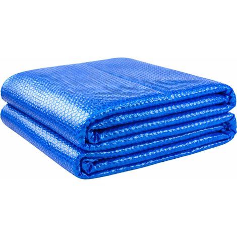 Luftpolsterfolie 400 Mikron WERKA PRO 3,95 x 7,95m für Pool von 4 x 8m