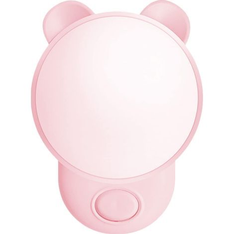 veilleuse ours veilleuse menée lampe ours lumière LED chambre d' lumière de pièce menée veilleuse de chambre à coucher Dessin animé rose,6.9x8.5x8.5cm (1/5)