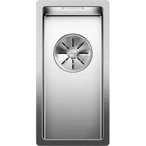 BLANCO Unterbauspüle CLARON 180-U Edelstahl InFino Ablauf (1/2)