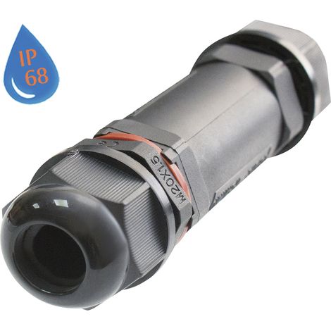 Wasserdicht cable Stecker Schutzklasse : ip 68 staub- und wasserdicht, für cable Durchmesser von 6 - 12 mm (1/3)