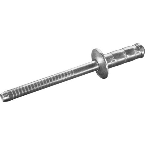 GOEBEL - 500 x Rivets multiserrages  4,8 x 12 mm - Acier inoxydable A2 / acier inoxydable A2  - Tête plate  - MULTI - 7030848120 (1/5)